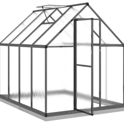 Kasvihuone pohjarungolla alumiini, eri kokoja ja värejä (36637)