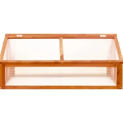 Kasvihuone ruskea 114x80x50 cm kuusi (16415)