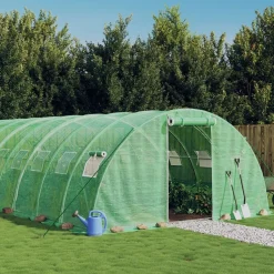 Kasvihuone teräsrungolla, eri kokoja ja värejä (29940)