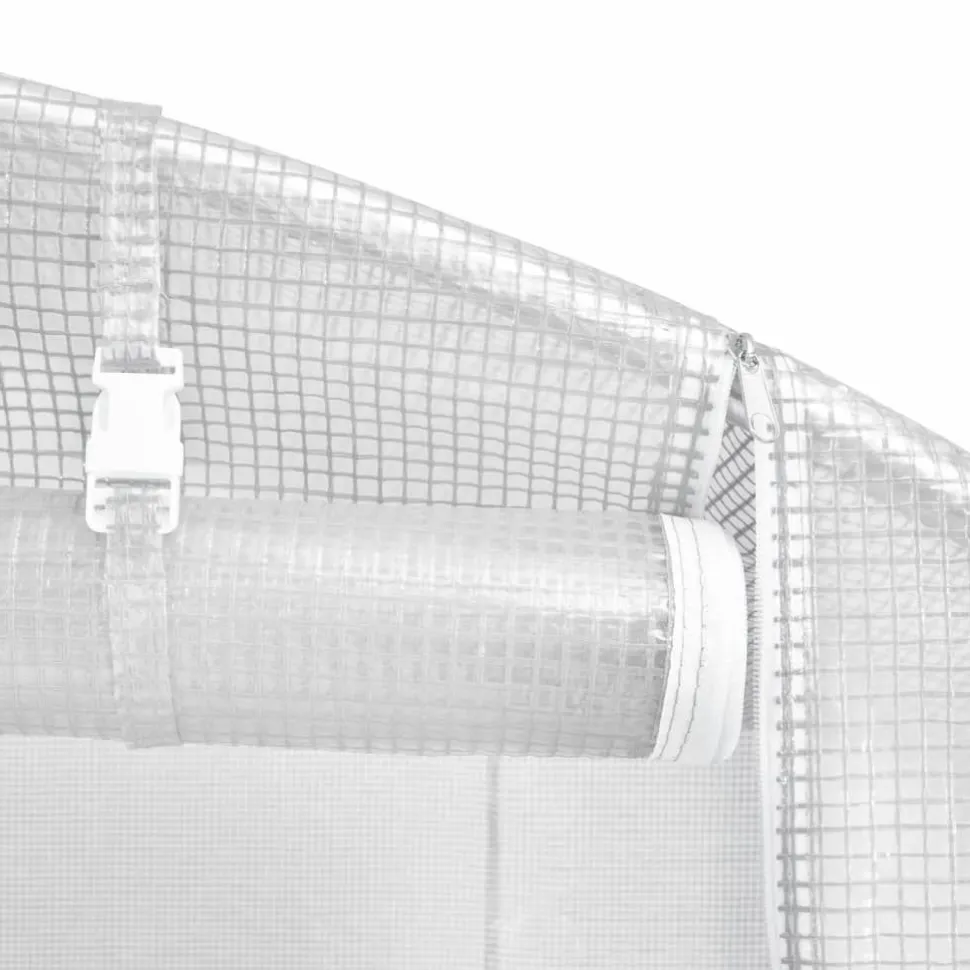 Kasvihuone teräsrungolla, eri kokoja ja värejä (29940)