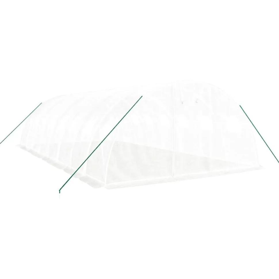 Kasvihuone teräsrungolla, eri kokoja ja värejä (29940)