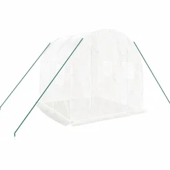 Kasvihuone teräsrungolla, eri kokoja ja värejä (29938)
