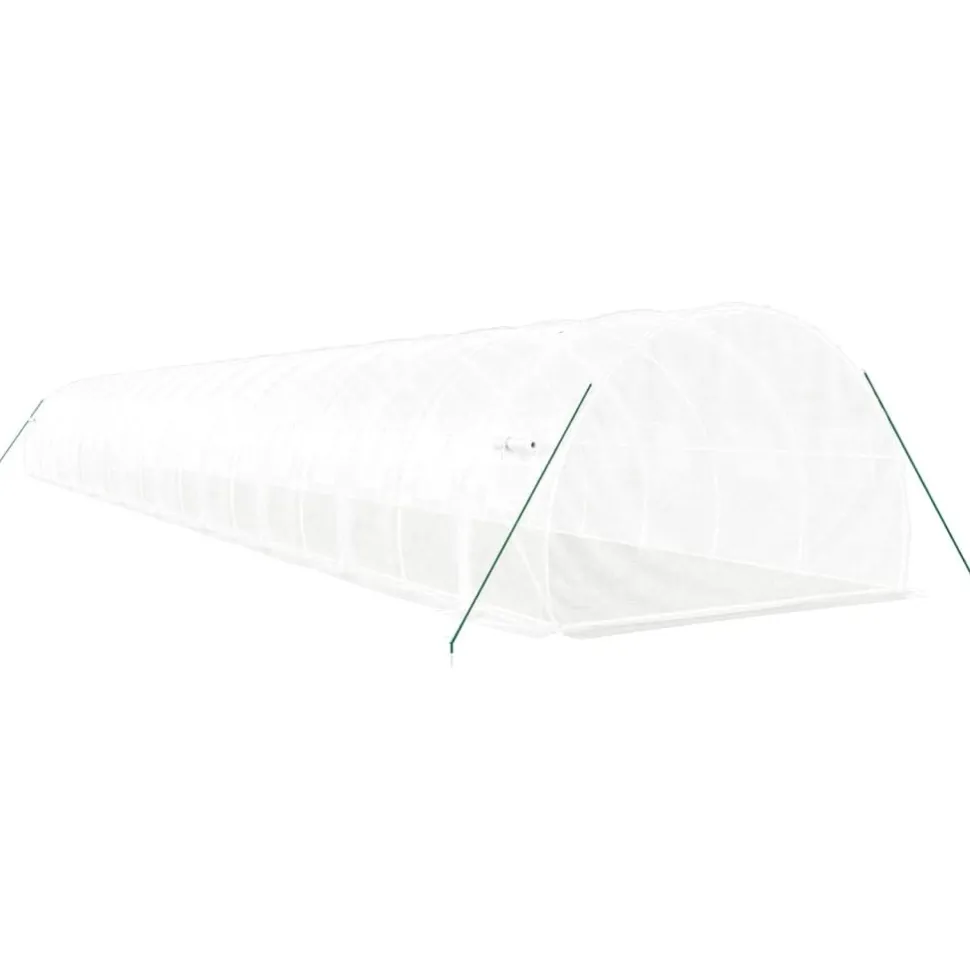 Kasvihuone teräsrungolla, 3x2x2 m - 24x3x2 m, eri kokoja ja värejä (29939)