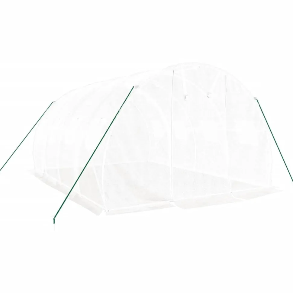 Kasvihuone teräsrungolla, 3x2x2 m - 24x3x2 m, eri kokoja ja värejä (29939)