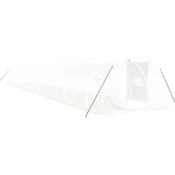 Kasvihuone teräsrungolla, 3x2x2 m - 24x3x2 m, eri kokoja ja värejä (29939)