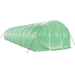 Kasvihuone teräsrungolla, 3x2x2 m - 24x3x2 m, eri kokoja ja värejä (29939)