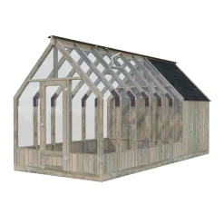 Kasvihuone vajalla Palmako Emilia 8,2+4,0 m2