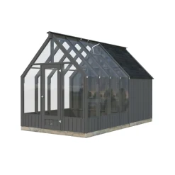 Kasvihuone vajalla Palmako Emilia 5,4+4,0 m2