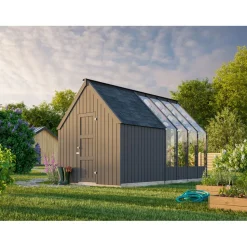Kasvihuone vajalla Palmako Emilia 5,4+4,0 m2