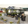 Kasvihuone Vitavia Poseidon 15700 15,7 m² turvalasi/musta kennolevykatto