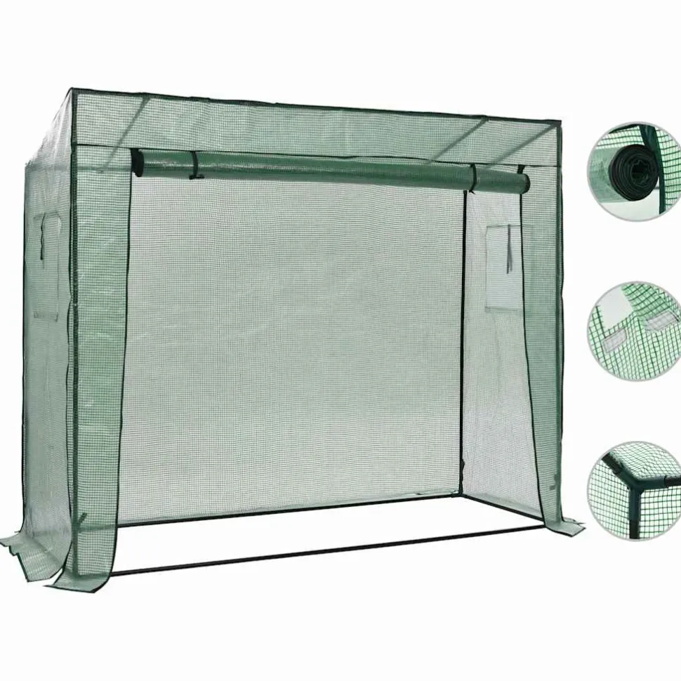 Kasvihuone 200x80x173 cm (46918)
