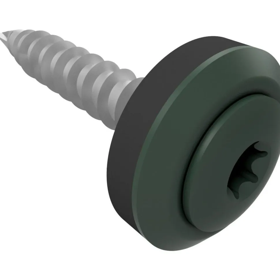 Kateruuvi Ruukki Viktoria, 4.8x28mm, torx, 100 kpl, eri värejä