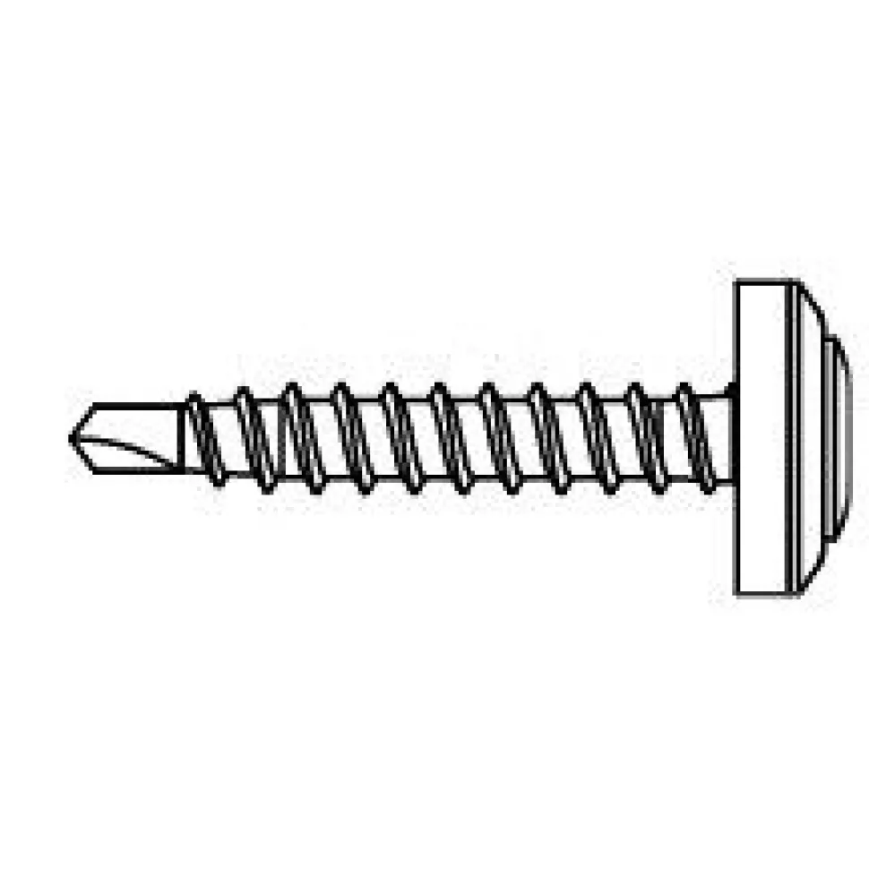 Kateruuvi Ruukki Viktoria, 4.8x28mm, torx, 100 kpl, eri värejä