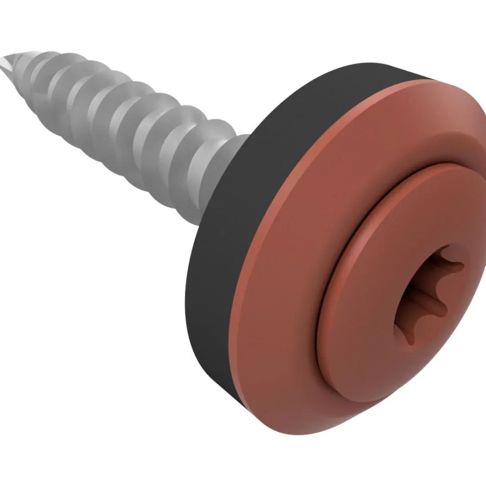 Kateruuvi Ruukki Viktoria, 4.8x28mm, torx, 100 kpl, eri värejä