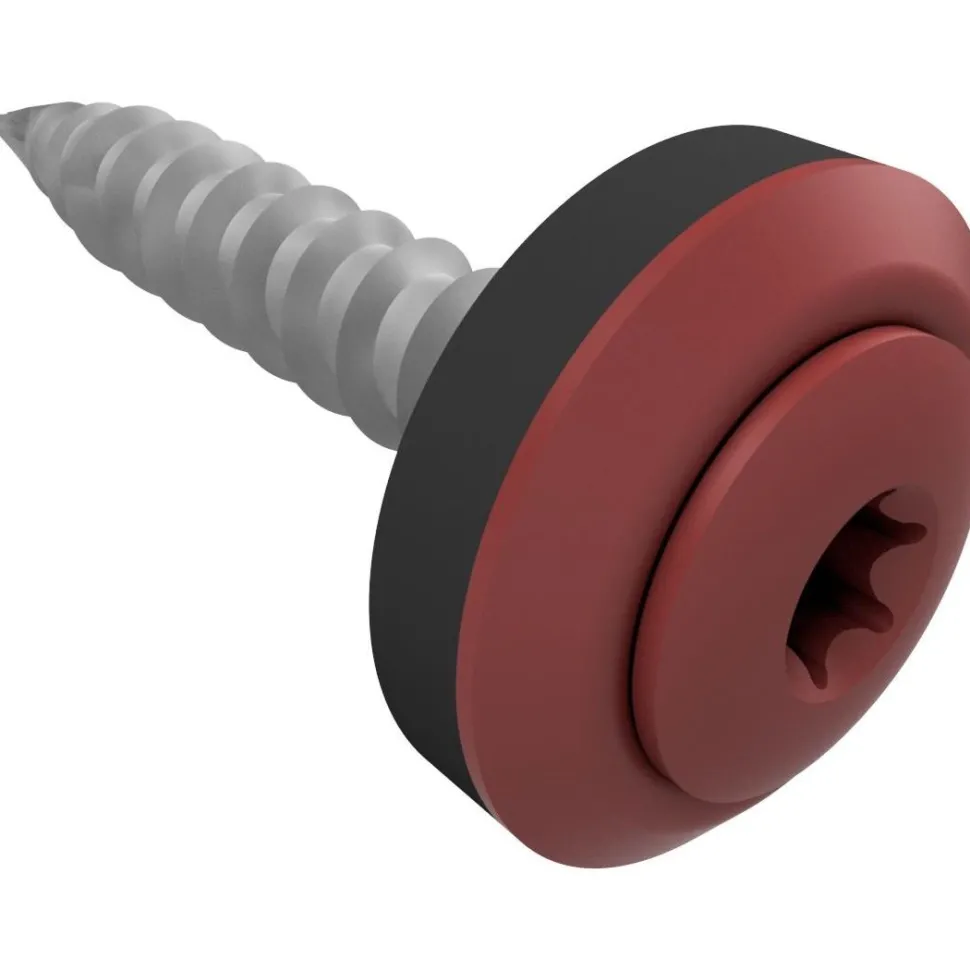Kateruuvi Ruukki Viktoria, 4.8x28mm, torx, 100 kpl, eri värejä
