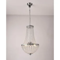Kattokruunu FocusLight Fida Ø40cm, kromi