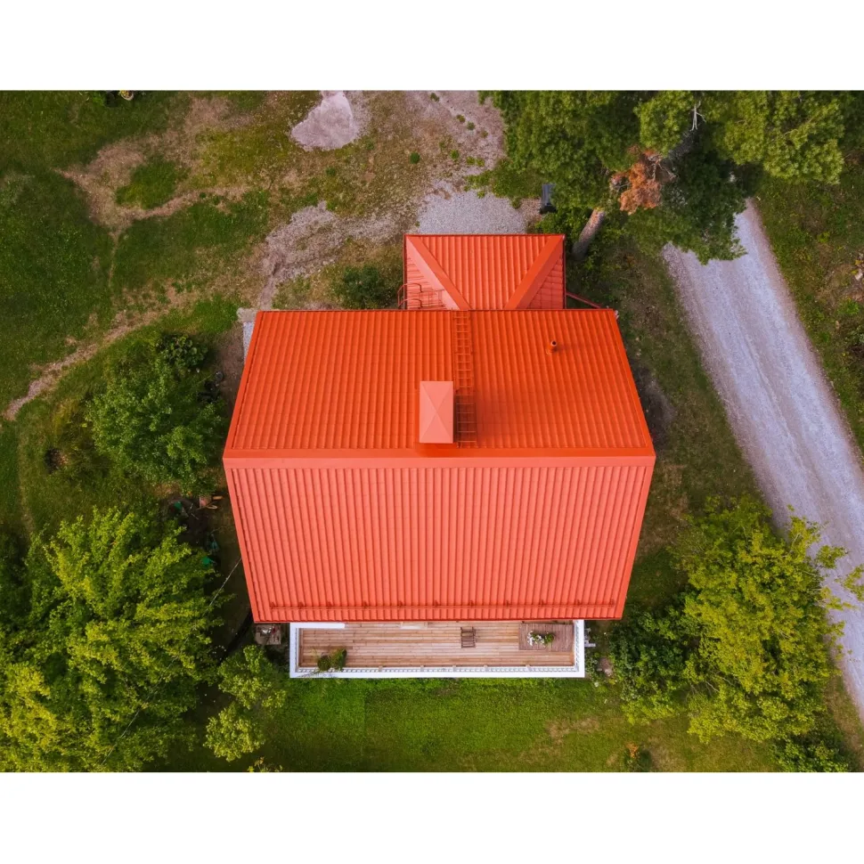 Kattopelti Ruukki Tiilikainen, 0.5mm, Pural BT matta, eri värejä