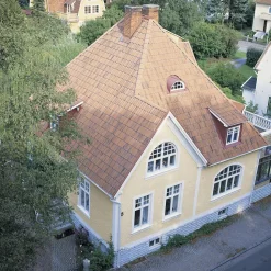 Kattotiili Benders Palema 2-kouruinen Antiikki Tiilenpunainen/Musta