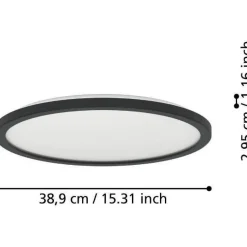 Kattovalaisin Eglo Rovito LED CCT IP44 eri kokoja