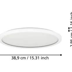 Kattovalaisin Eglo Rovito LED CCT IP44 eri kokoja