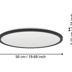 Kattovalaisin Eglo Rovito LED CCT IP44 eri kokoja