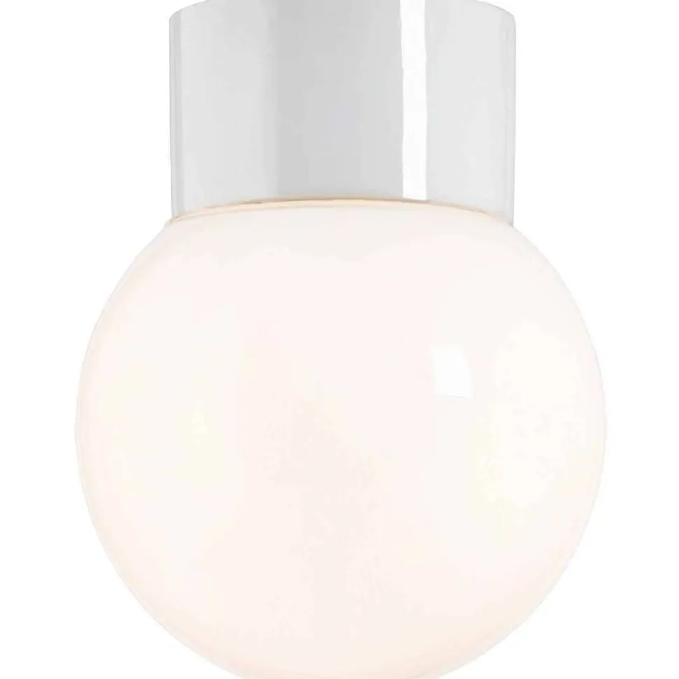 Kattovalaisin Ifö Electric Classic Glob Ø150mm opaalilasi valkoinen suora IP54