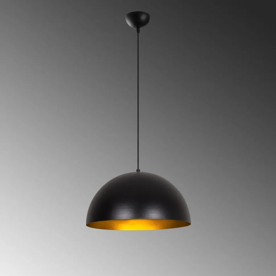 Kattovalaisin Linento Lighting Mary musta/kulta eri kokoja
