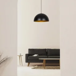 Kattovalaisin Linento Lighting Mary musta/kulta eri kokoja