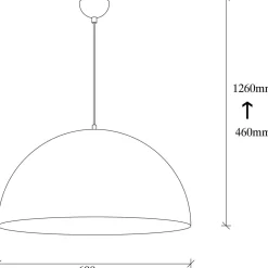 Kattovalaisin Linento Lighting Mary musta/kulta eri kokoja