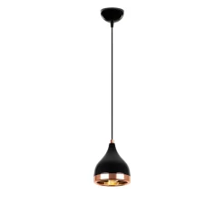 Kattovalaisin Linento Lighting Yildo, musta/kupari