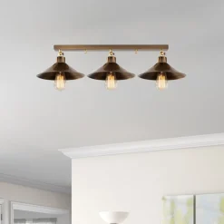 Kattovalaisin Linento Lighting Berceste, messinki, Ø24cm