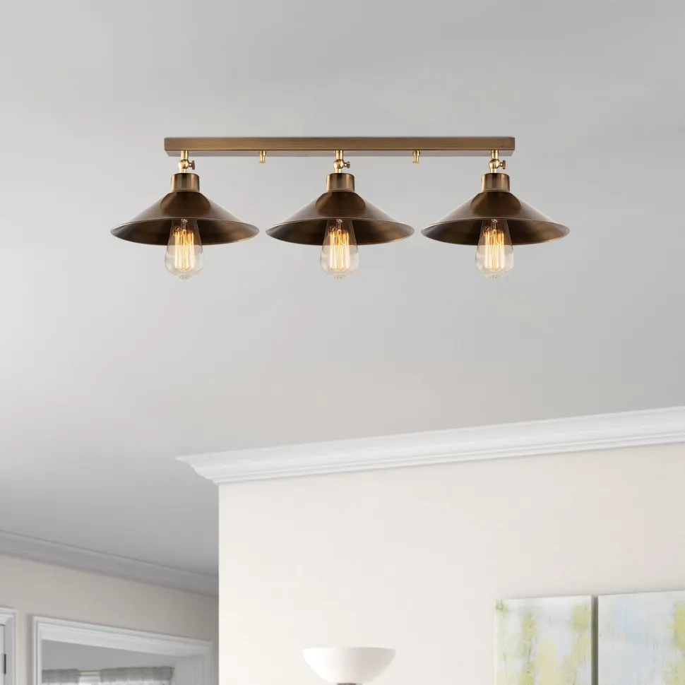 Kattovalaisin Linento Lighting Berceste, messinki, Ø24cm
