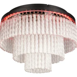 Kattovalaisin Trio Vono LED RGB Ø40cm mattamusta/kirkas