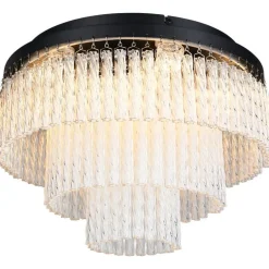 Kattovalaisin Trio Vono LED RGB Ø40cm mattamusta/kirkas