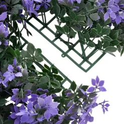 Keinotekoinen lehtiaita 24 kpl violetti 40x60 cm (66643)