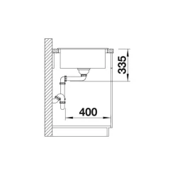 Keittiöallas Blanco Zia XL 6 S 1000x500mm silgranit