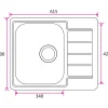 Keittiöallas Stala STANDARD-TD34, 615x500mm, rst