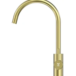 Keittiöhana INOX by Tammiholma Q1, APK-venttiili, C-juoksuputki, vaalea kulta