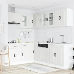 Keittiökaappisarja, 11-osainen Kalmar, eri värejä (43830)
