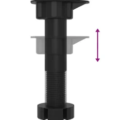 Keittiön kalustesarja 7-osainen Kalmar, eri värejä (43815)
