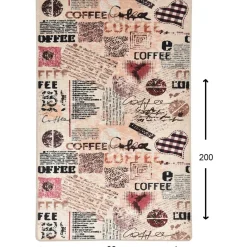 Keittiön matto Linento Coffee, eri kokoja