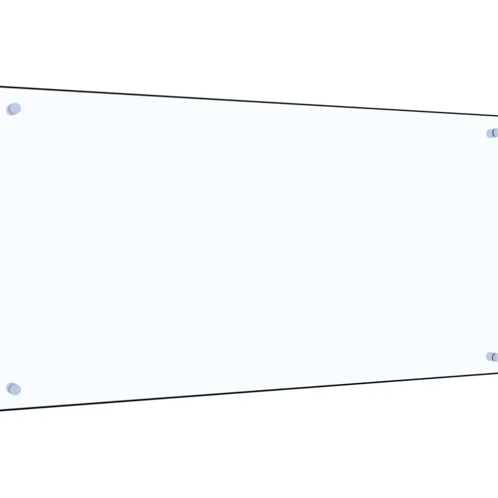 Keittiön roiskesuoja läpinäkyvä 100x50 cm karkaistu lasi