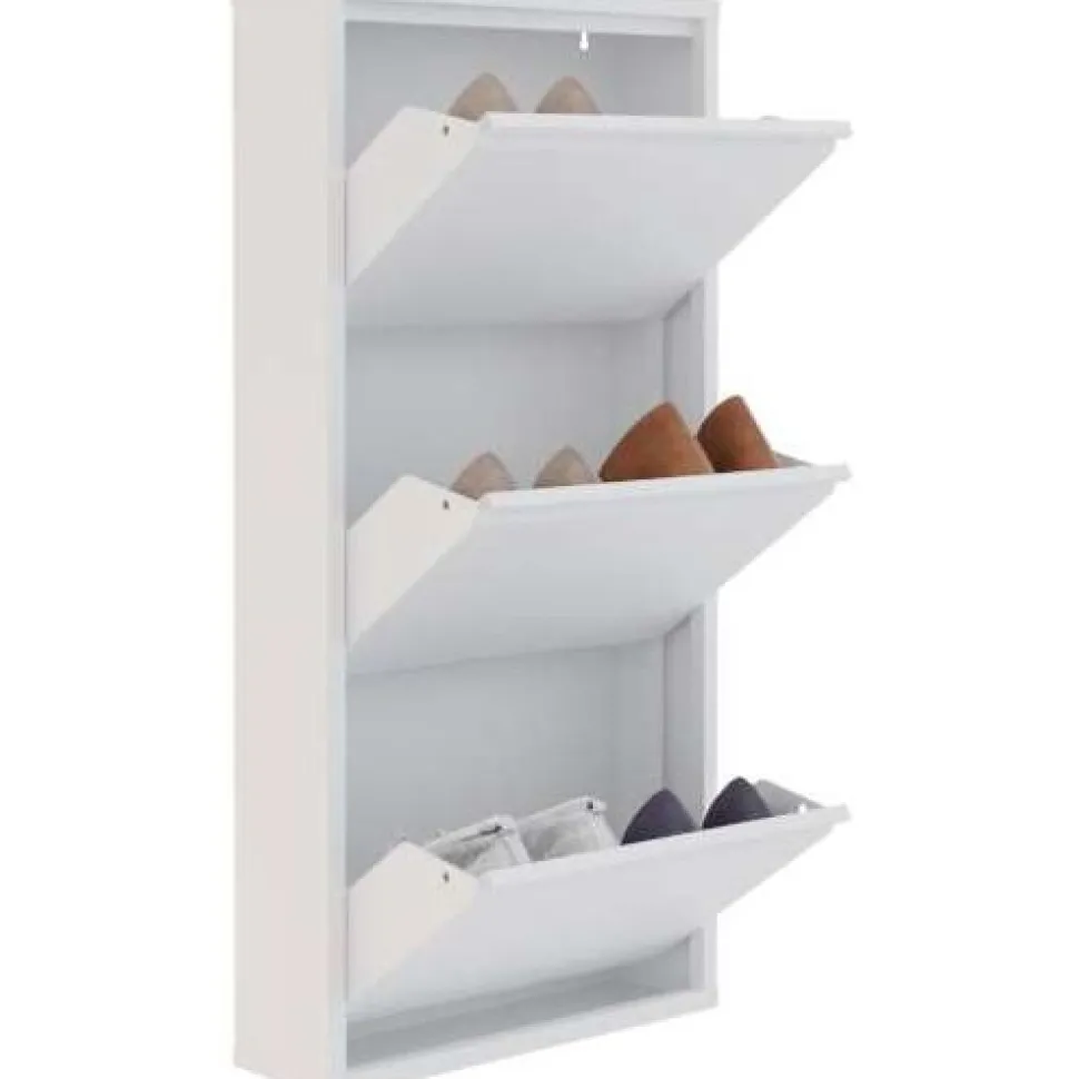 Kenkäkaappi Linento Furniture 3 Piece Metal, 50x103cm