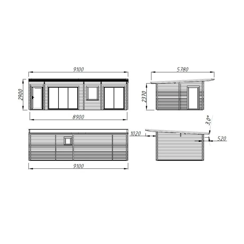 Kesämökki Palmako Cecilia 32,8 m2