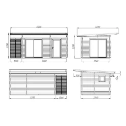 Kesämökki Palmako Cecilia 14,6 m2