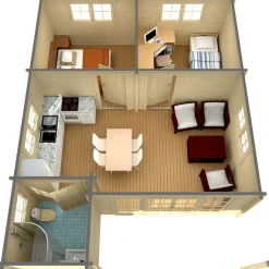 Kesämökki Skan Holz Alberta 1, 30m²