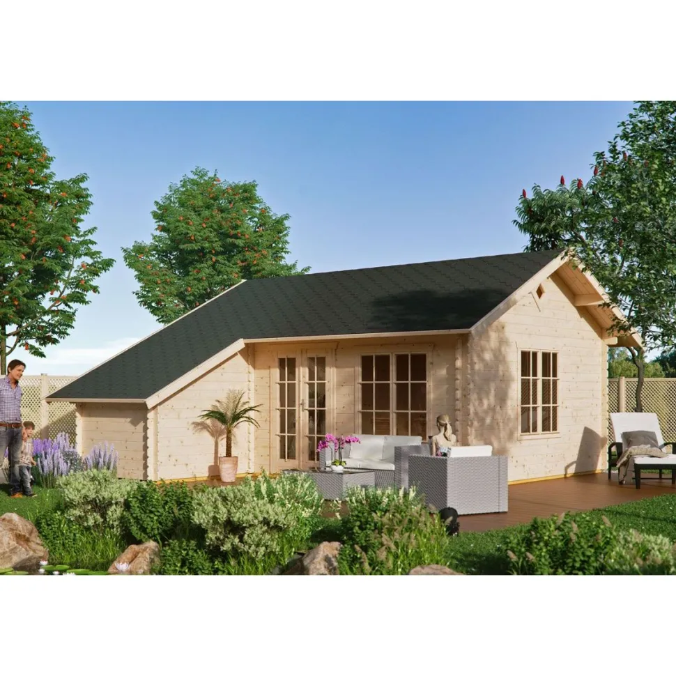 Kesämökki Skan Holz Esbjerg 3 23,5 + 3,4 m² sis.parven