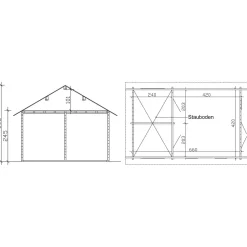 Kesämökki Skan Holz Toronto 4, 27.7m²