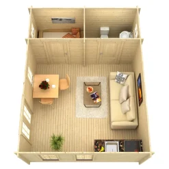 Kesämökki Skan Holz Toronto 2, 23.5m²