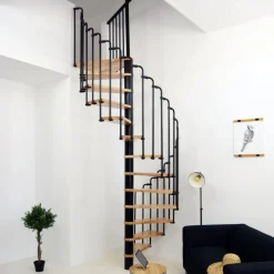 Kierreportaat Byggera Paris Ø1400 mm pyökki musta
